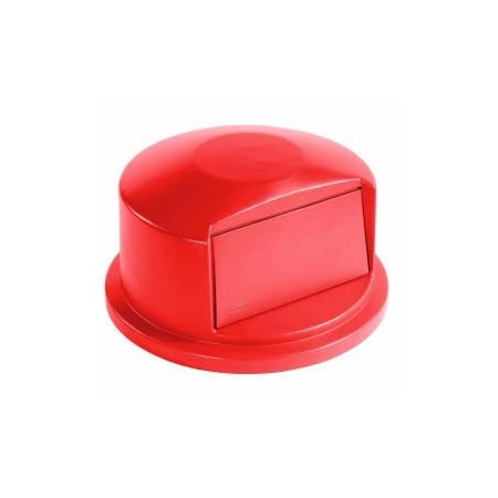 Rubbermaid Commercial Dome Lid For 32 Gallon Round Trash Container, Red - RCP263788RED FG263788RED**